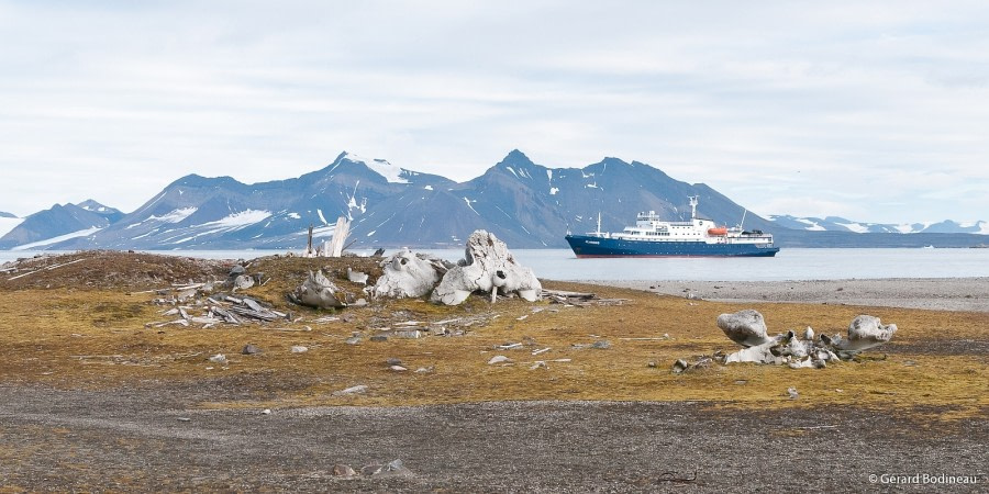 Im Hornsund: Gåshamna, Zodiac Cruise in der Burgerbukta