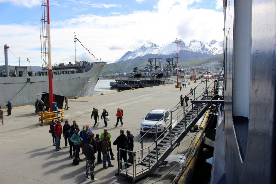 Embarkation, Ushuaia