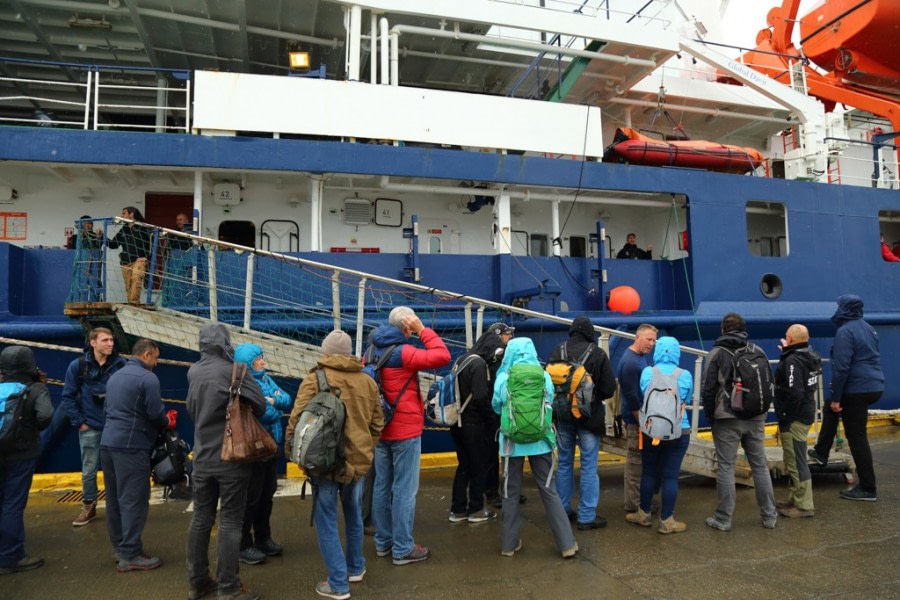 Embarkation, Ushuaia