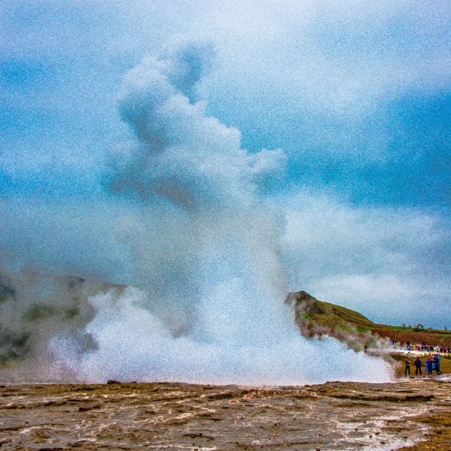 Geyser hot spring, Golden Circle, iceland