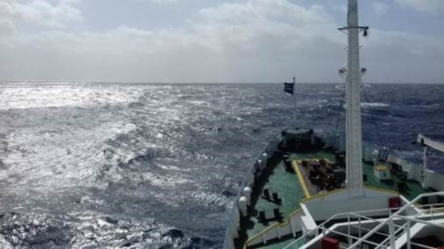 At Sea Sailing to the Falkland Islands