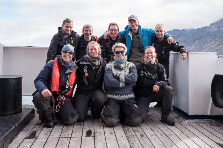 Disembarkation in Longyearbyen