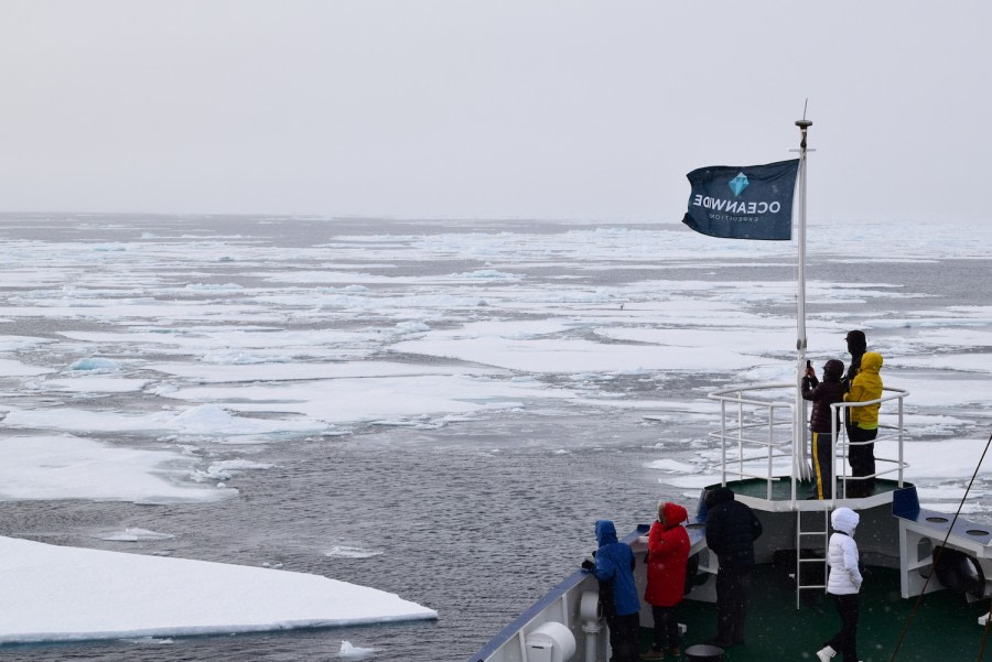 PLA15-18 Day 5 Day 5 Flag and ice_shelli-Oceanwide Expeditions.JPG
