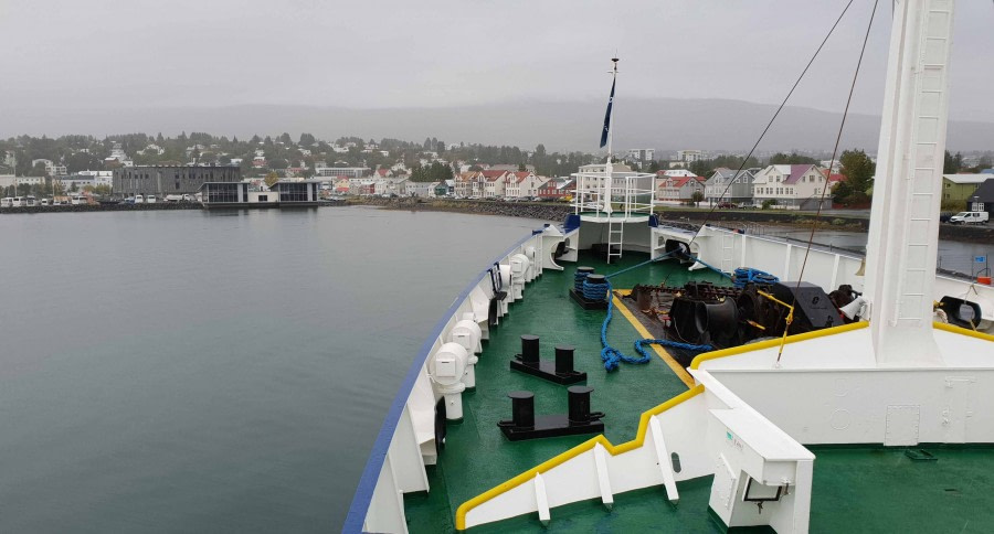 Embarkation in Akureyri