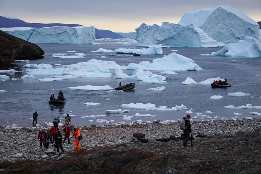 Røde Ø and Harefjord, Scoresby Sund