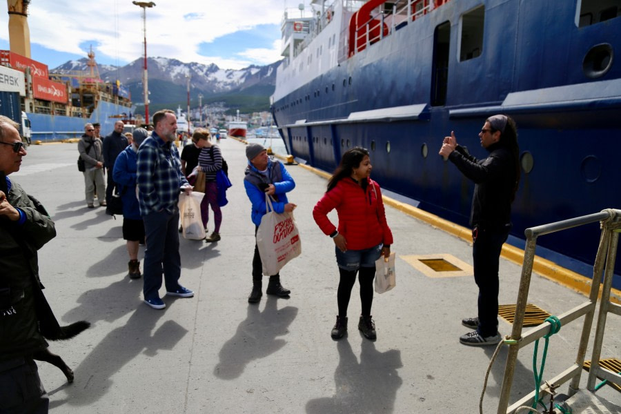 Embarkation, Ushuaia