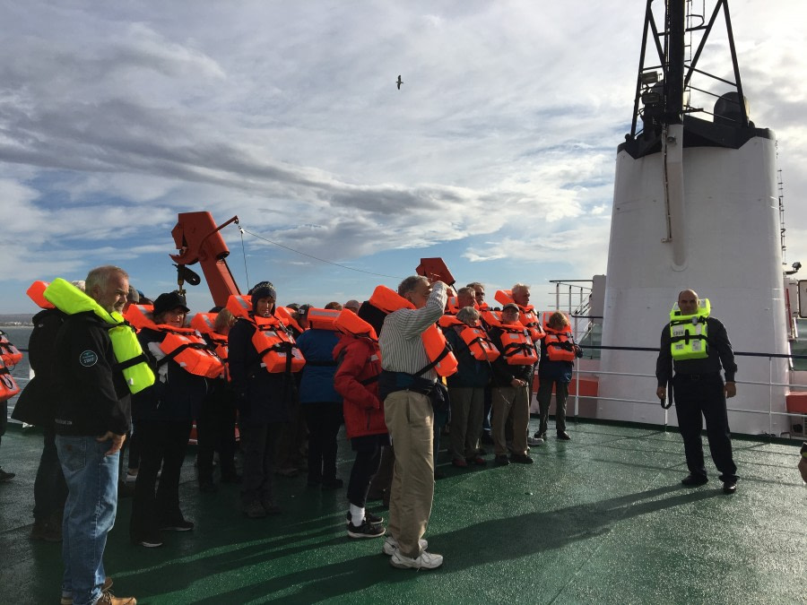 Embarkation, Puerto Madryn