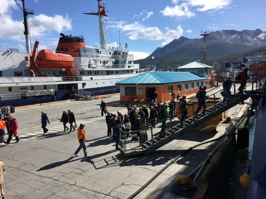 Embarkation -Ushuaia, Argentina