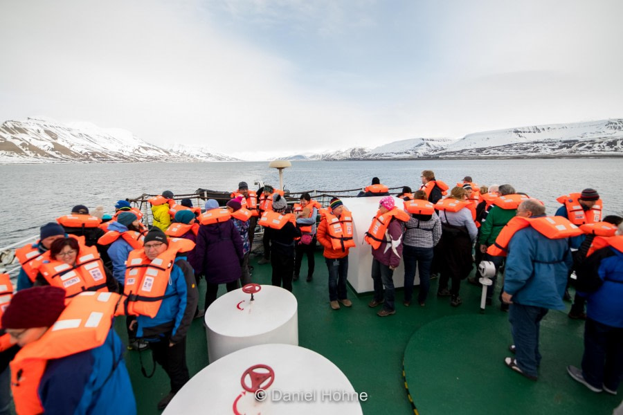 Einschiffung – Longyearbyen