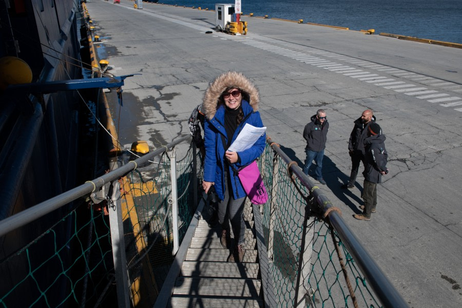 Embarkation, Ushuaia, Argentina