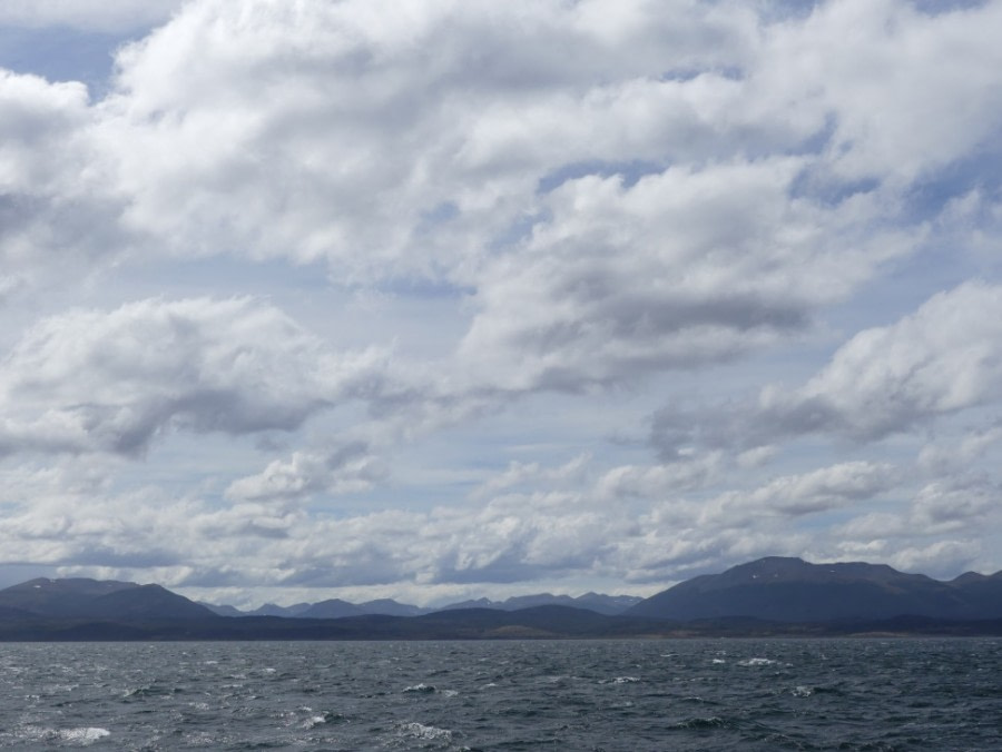 At sea towards Ushuaia