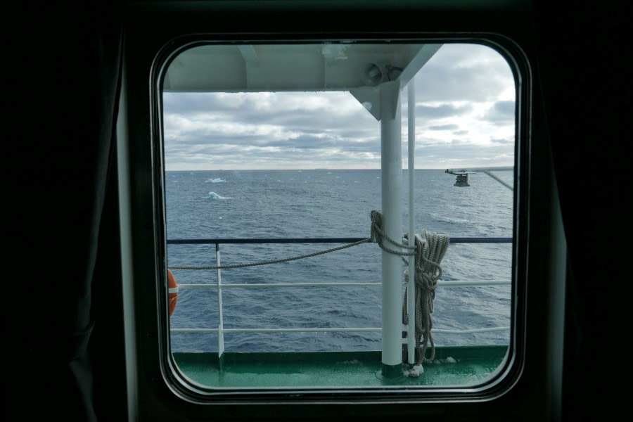 OTL28-20, 05 Mar, Through Ortelius' Dining Room window, Victoria Salem - Oceanwide Expeditions.JPG