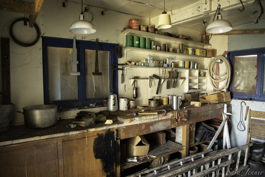 Inside  the old research station, Horseshoe Island © Sara Jenner - Oceanwide Expeditions.jpg