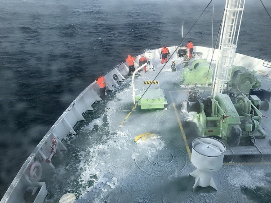 At sea towards Bay of Whales, Ross Sea