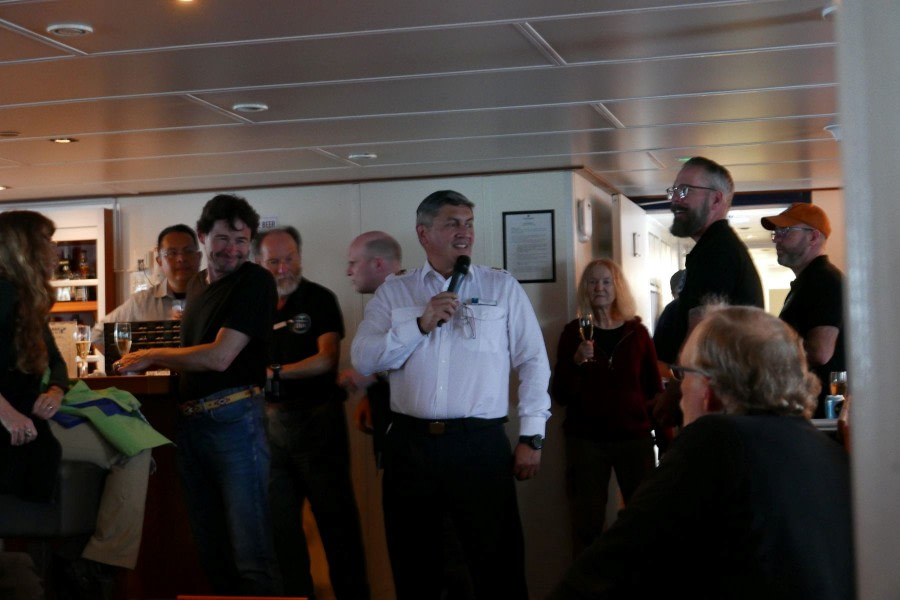 OTL28-20, 16 Feb, Captain Ernesto's Welcome speech, Victoria Salem - Oceanwide Expeditions.JPG