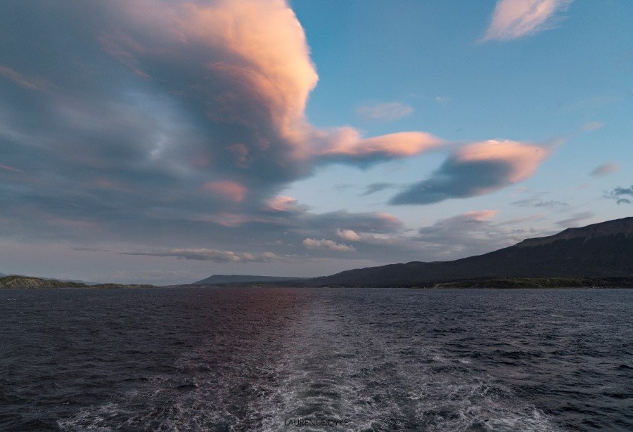 At sea: The Drake Passage