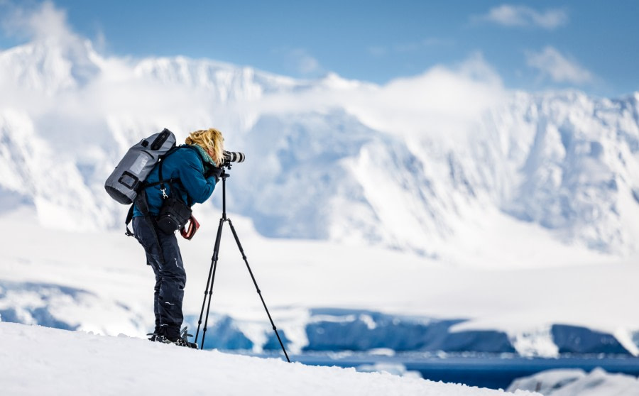 Passenger taking pictures at Damoy Island, Antarctica © Max Draeger - Oceanwide Expeditions.jpg