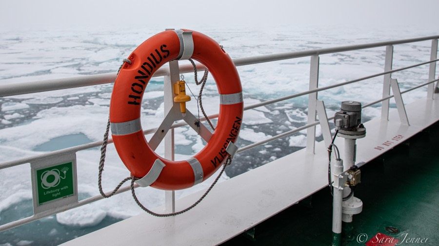 At Sea enroute to Greenland and Pack Ice