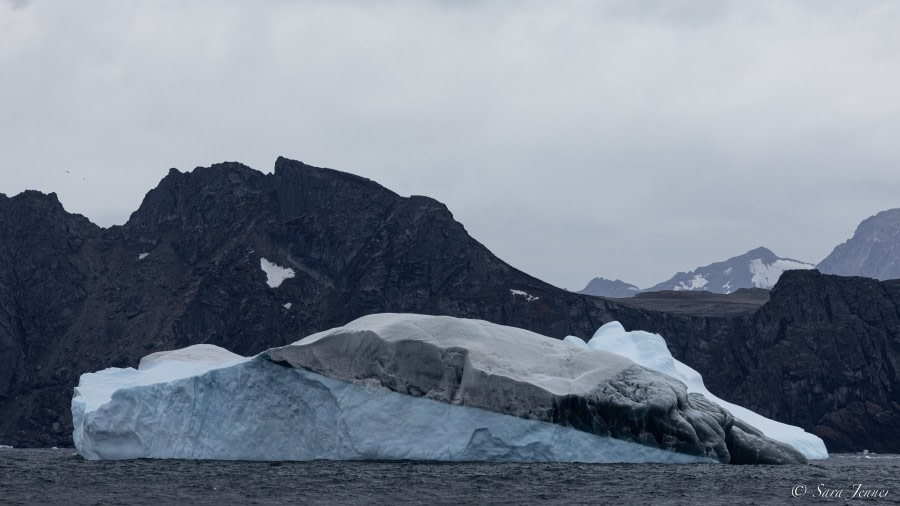 at sea & Shingles Cove, South Orkney Islands