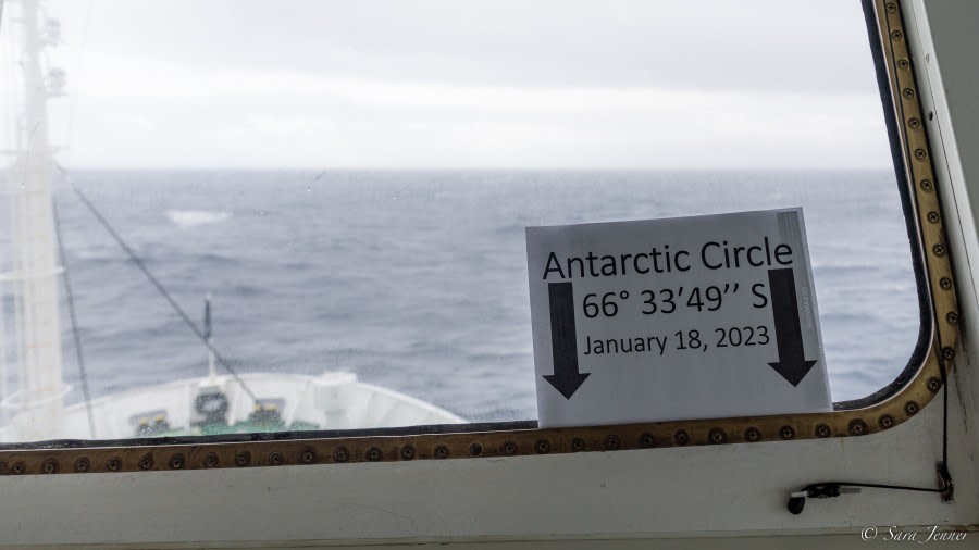 Crossing the Antarctic Circle