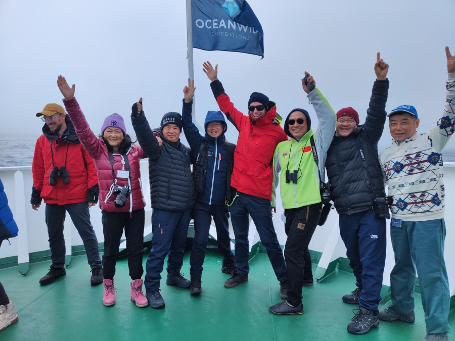 At sea, sailing towards Ushuaia