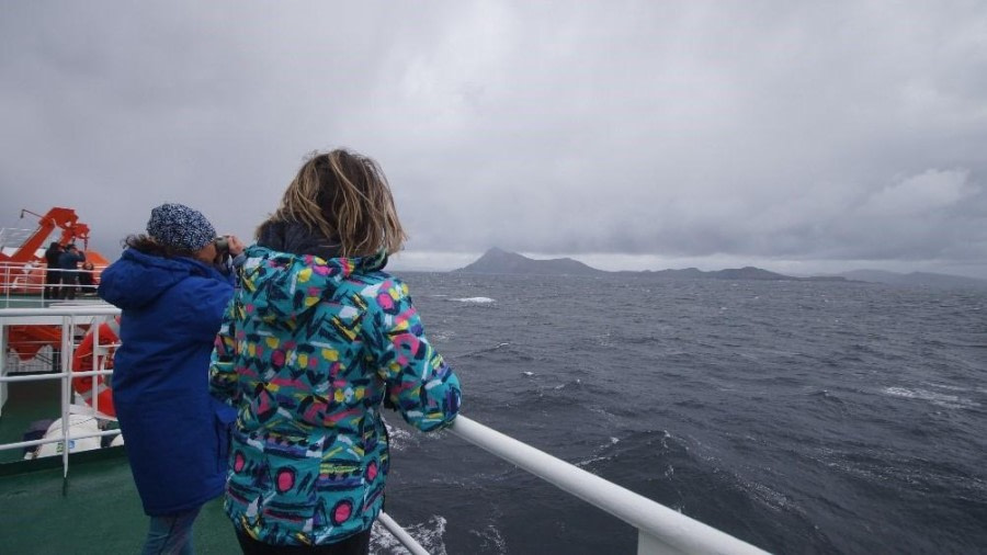 At sea, sailing towards Ushuaia