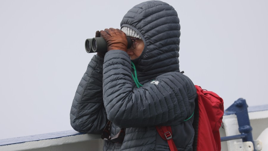 At sea on the Drake Passage, heading south towards the South Shetland islands.