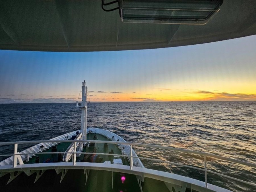 At sea, sailing towards Ushuaia