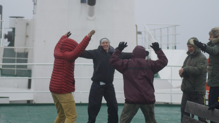 At sea, sailing towards Antarctica