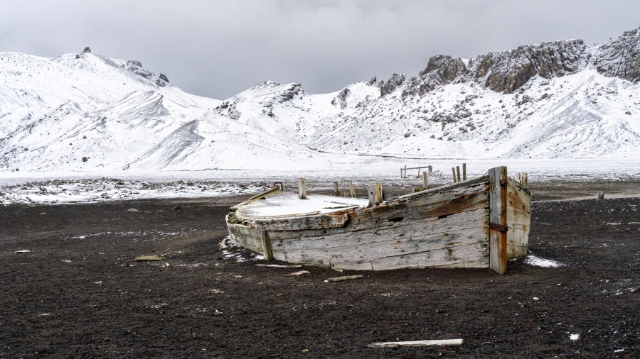 Whalers Bay Deception Island Abandoned Whaling Boat
