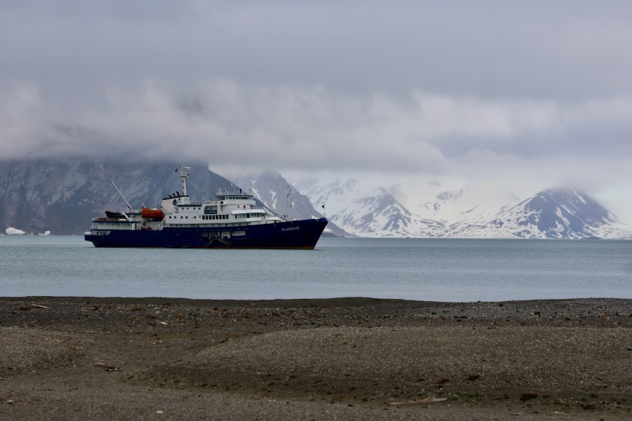 Plancius at Hornsund July 8 2025