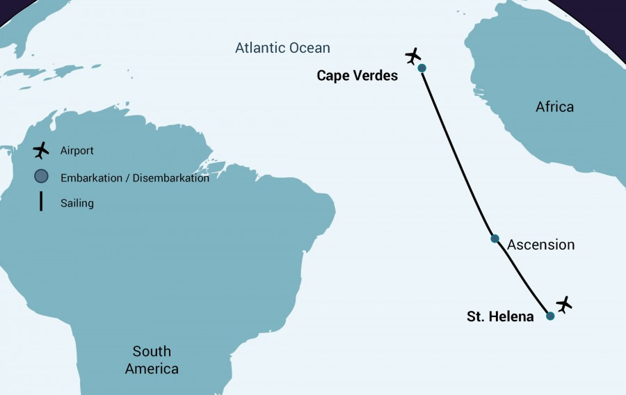Cruise route Cruise route