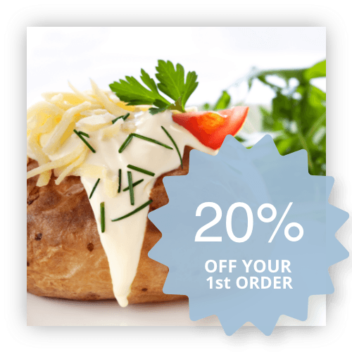 20% off your first order