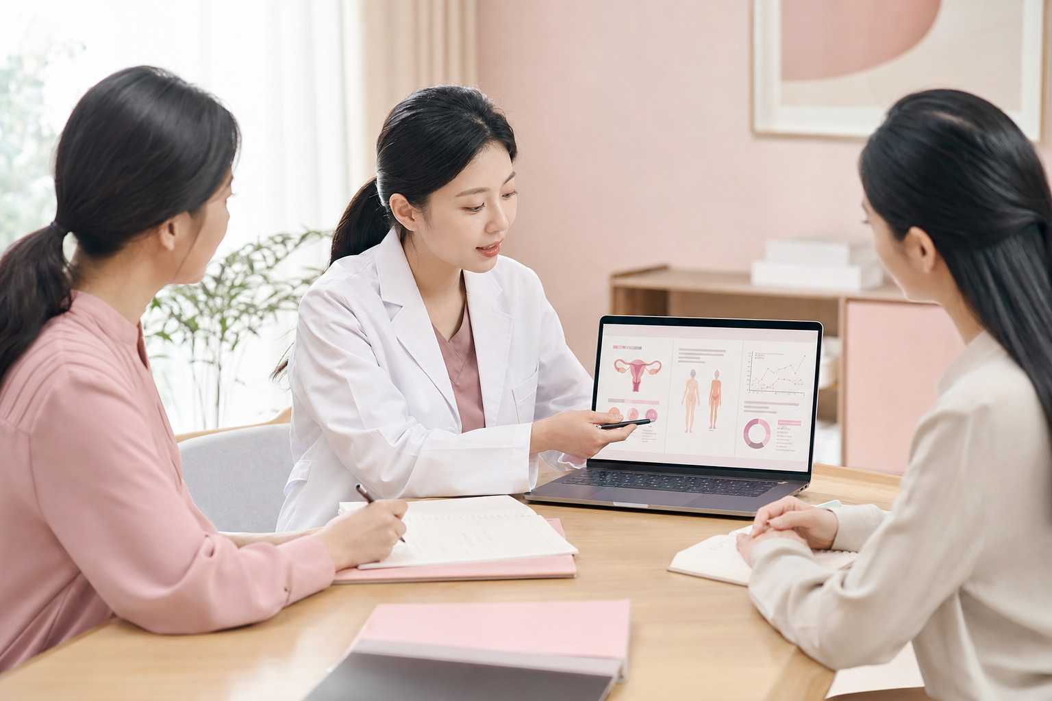 醫療團隊討論個案衛教重點