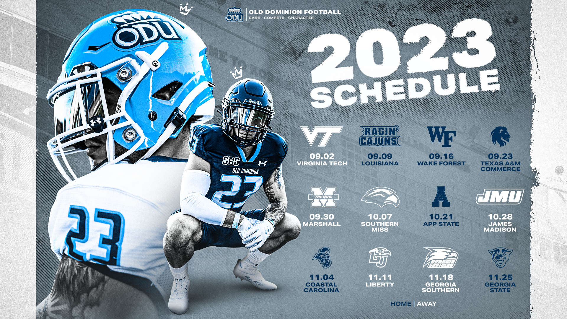 Football Schedule Graphic