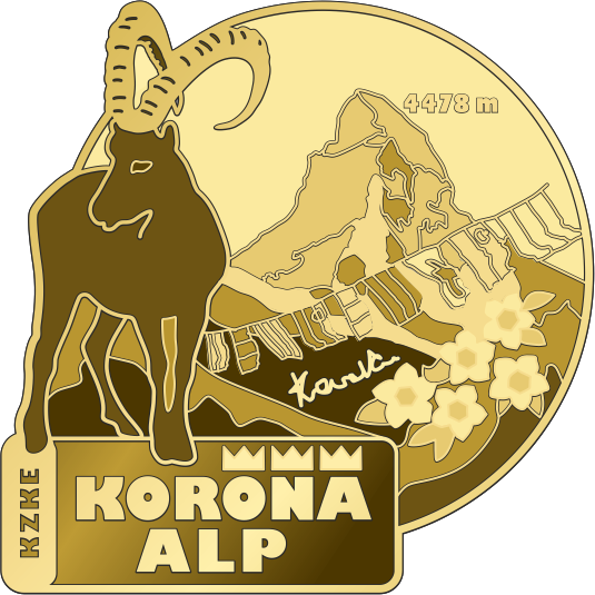 Korona Alp II: stopień duży złoty