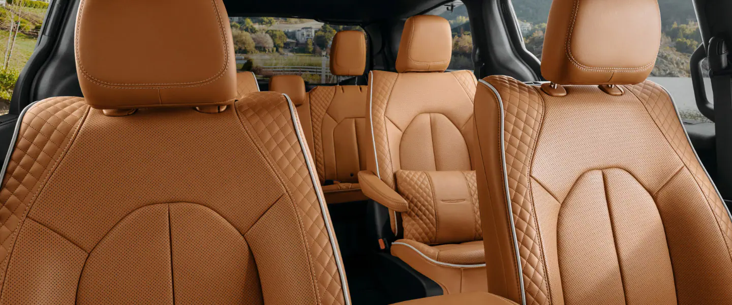 The interior of the 2023 Chrysler Pacifica Plug-In Hybrid