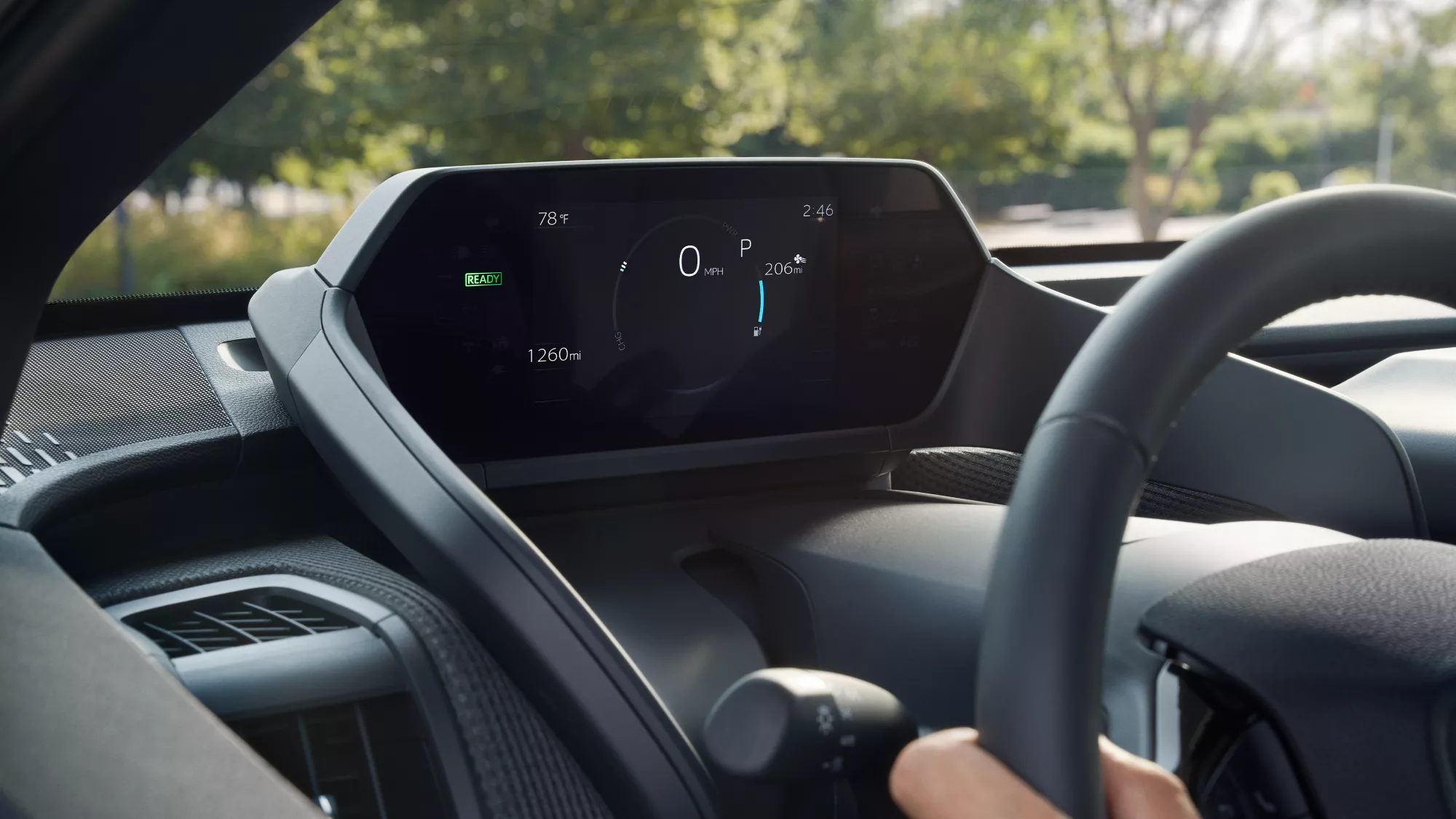 Limited interior dashboard shown in Light Gray