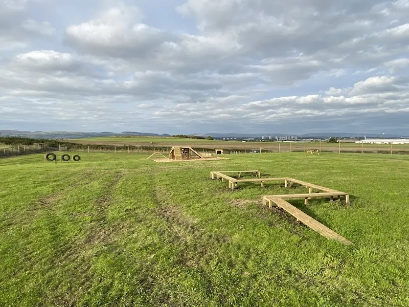 Unleash the Dogs - Hillington Dog Fields secure private dog field in PA3 4JB