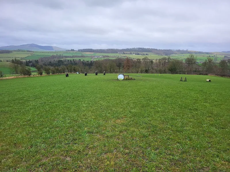 The Pawpark secure private dog field in Hawick, TD9 8PN