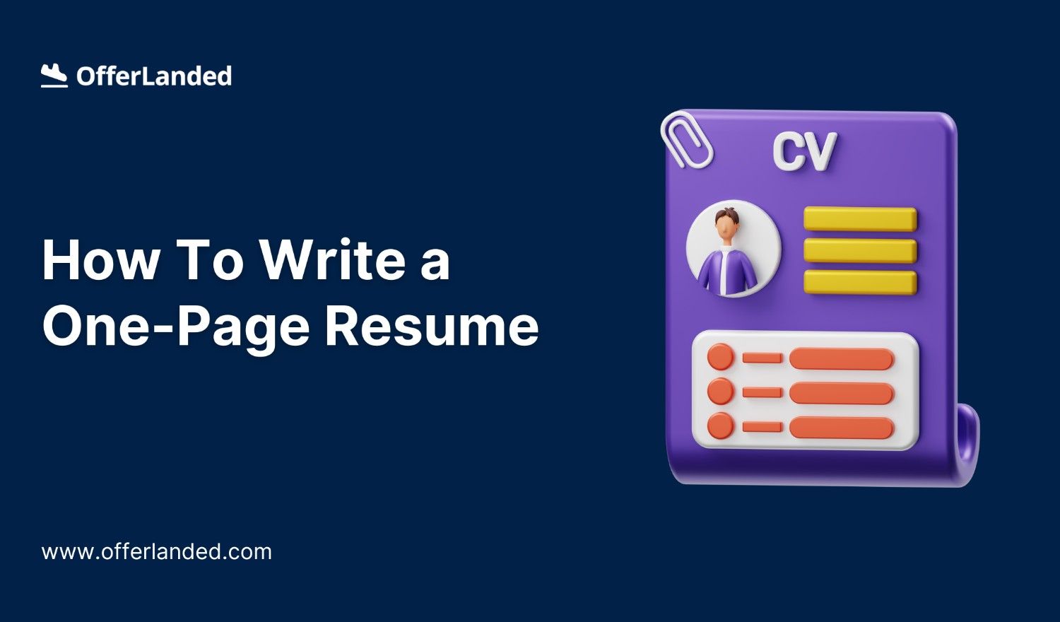 How to Write a One-Page Resume That Gets You Interviews