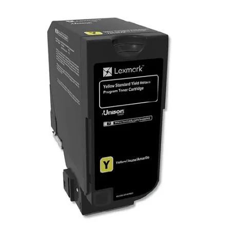 Lexmark 74C0H40 Toner Cartridge Original Yellow