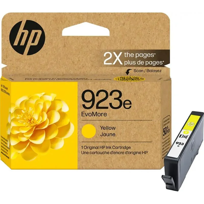 HP 923e (4K0T6LN) EvoMore Yellow Original High Yield Ink Cartridge
