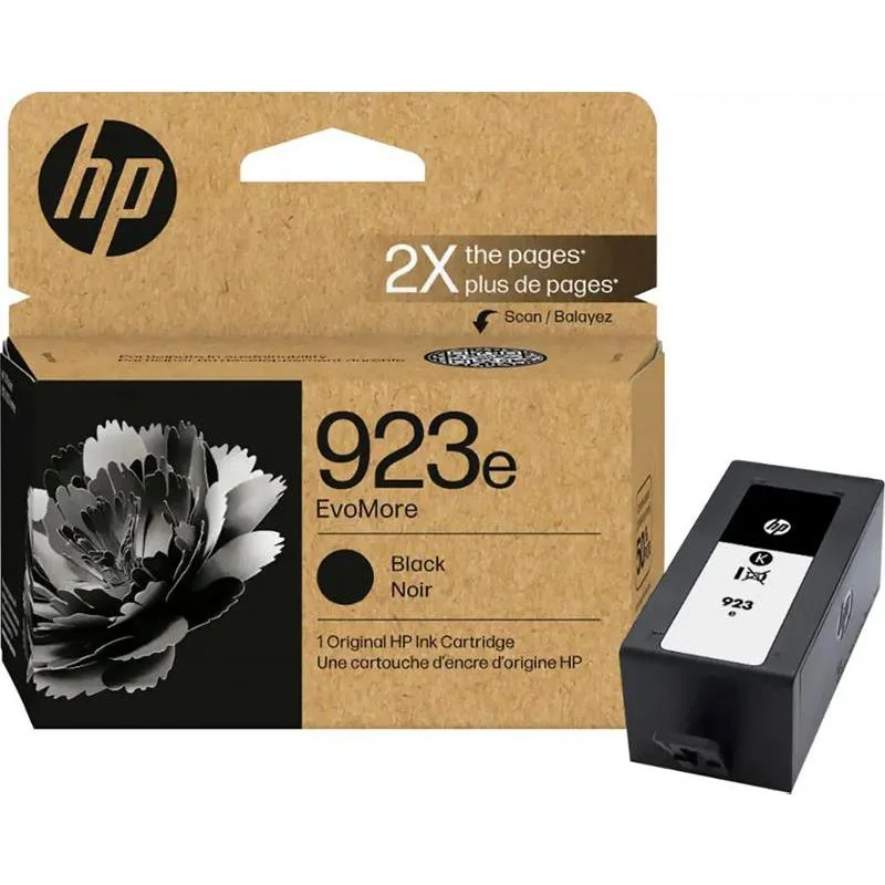 HP 923e (4K0T7LN) EvoMore Black Original High Yield Ink Cartridge