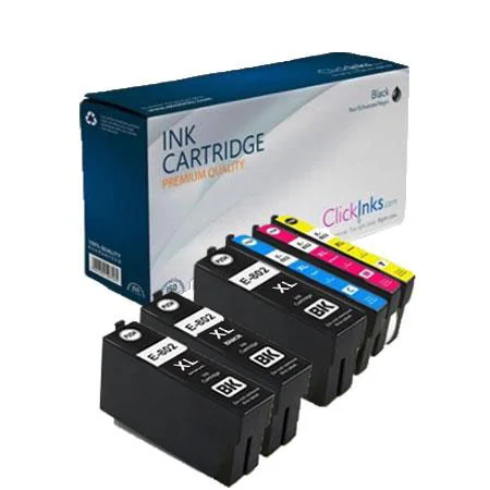 Compatible Epson 802XL 1 Full Set + 2 EXTRA Black Ink Cartridges (6 Pack)  Multipack