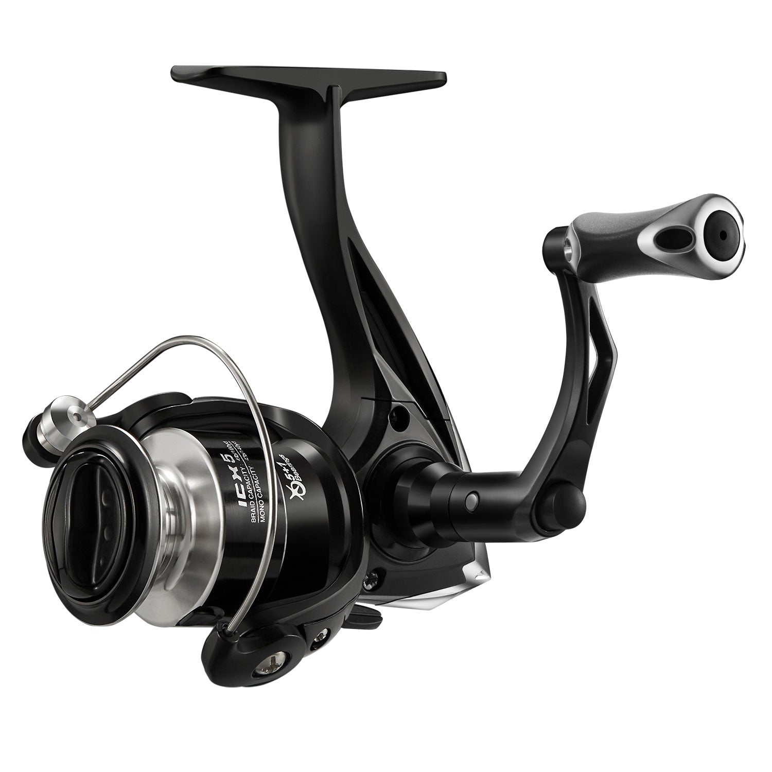 Piscifun® ICX 5 Ice Fishing Reel Quick Folding Handle - Silver