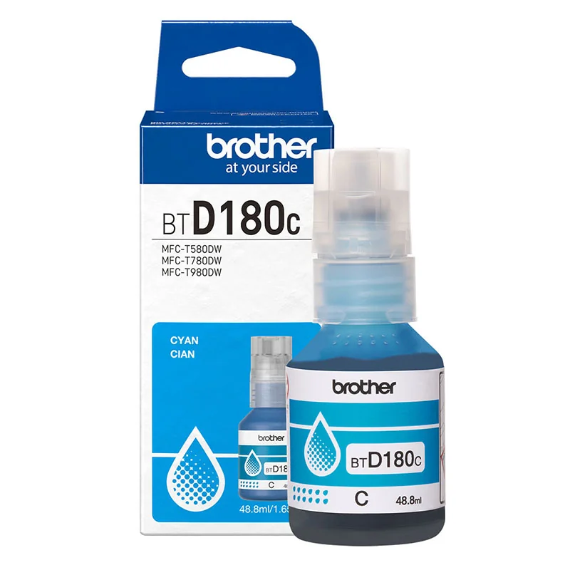 Brother BTD180C Cyan Original Ink Bottle