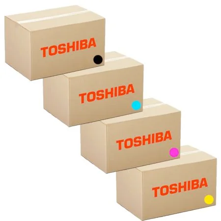 Toshiba TFC556UK Full Set Remanufactured Toner Cartridges (4 Pack)