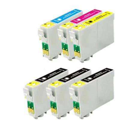 Compatible Epson Stylus NX420 Printer Ink Cartridges (6 Pack) -C13T124120 Multipack