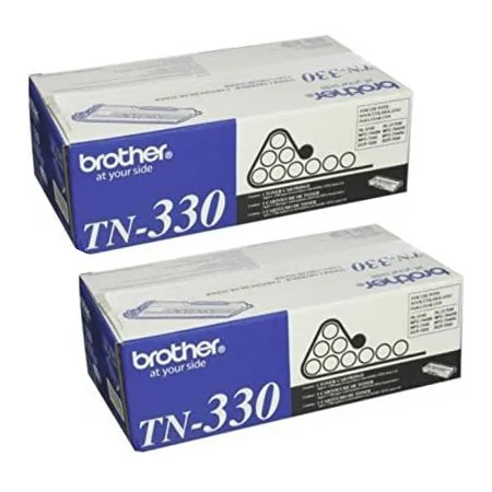 Brother TN330 Black Original Standard Capacity Toner Cartridges Twin Pack (2 Pack)